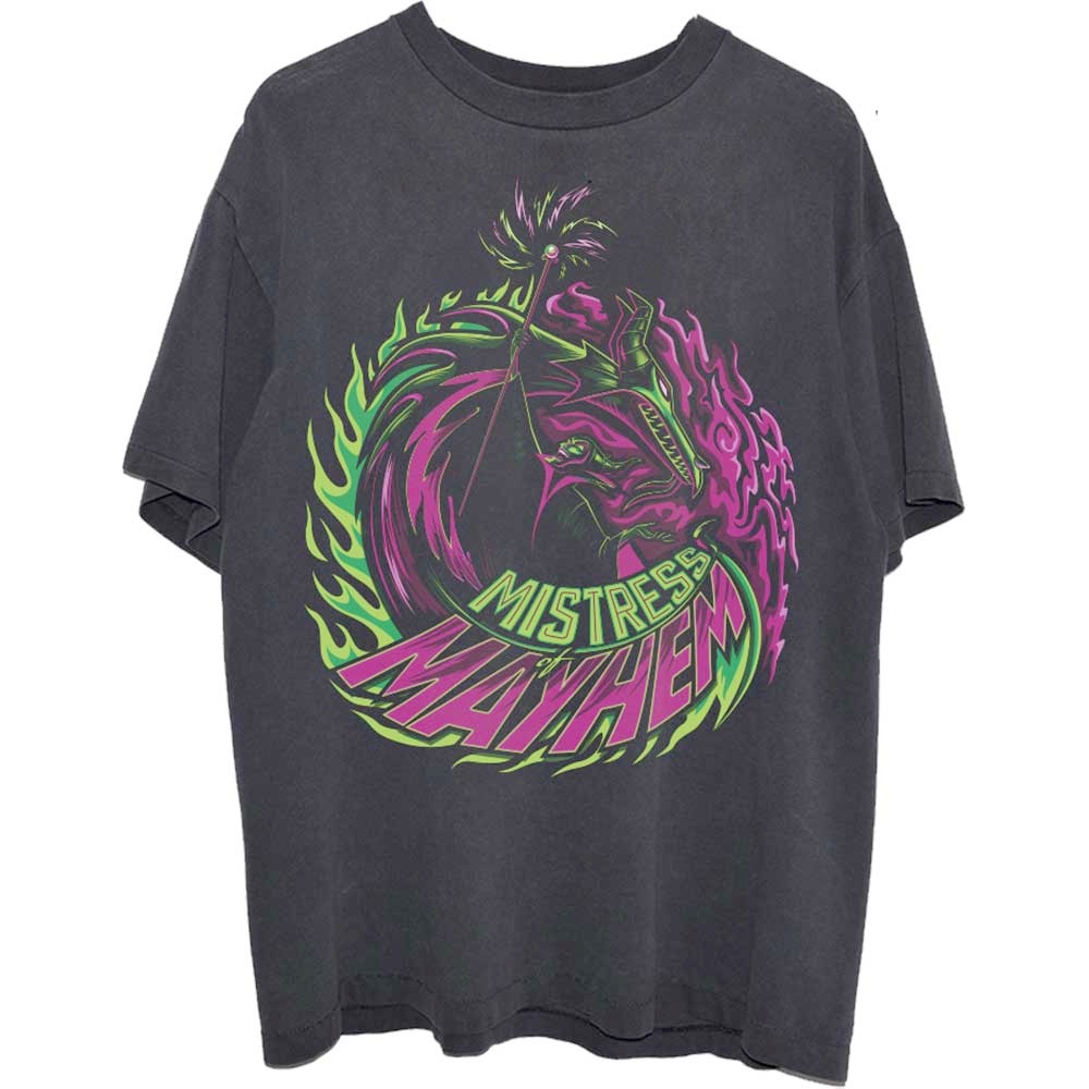 Disney Sleeping Beauty - Maleficent Mistress Of Mayhem Unisexe Tshirt - Noir